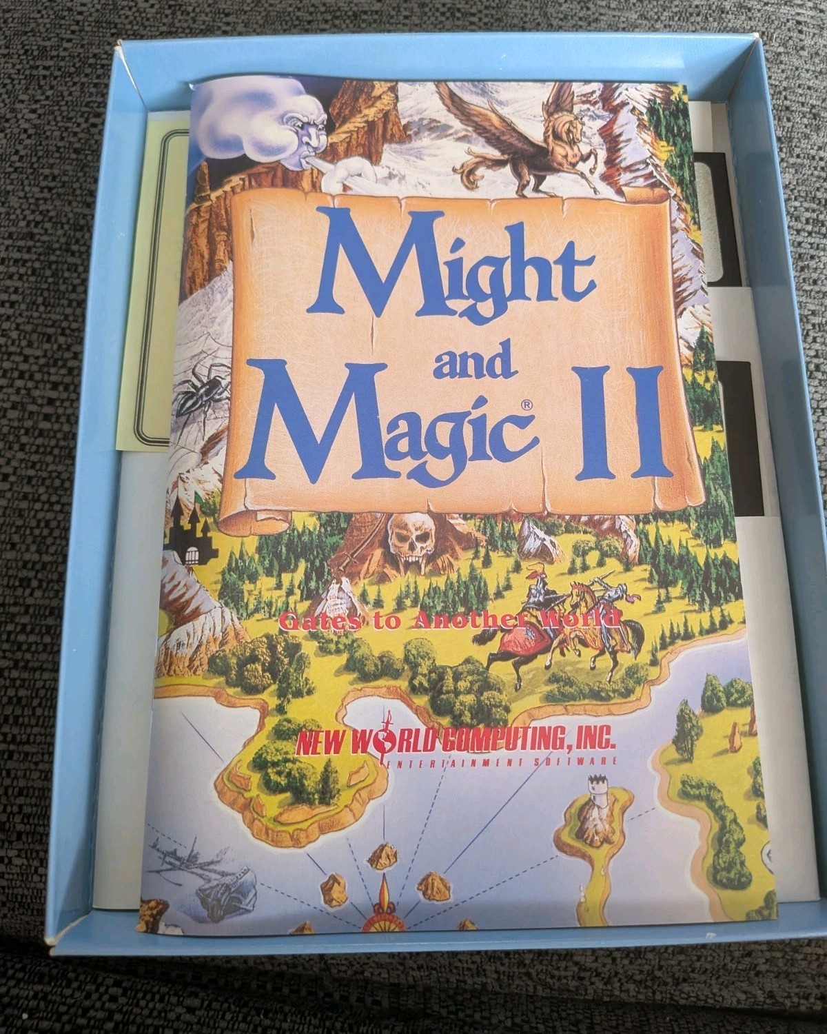 Might and Magic II 2 New World IBM PC Big Box Game 5.25″ – CIB