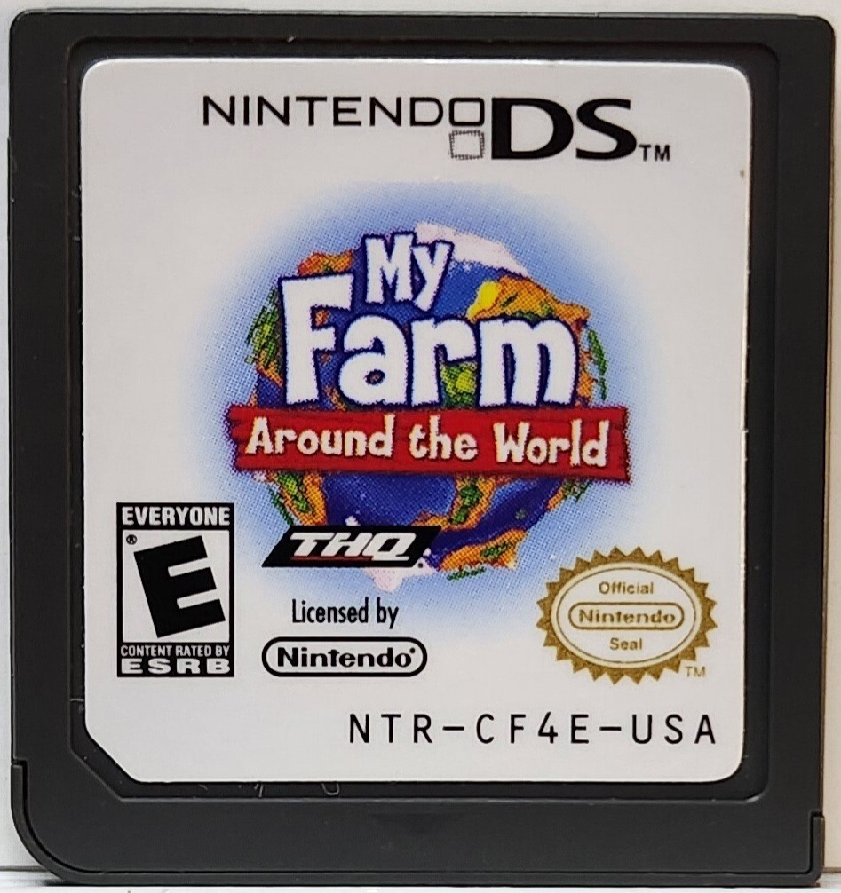 My Farm Around the World (Nintendo DS, 2009) Cartridge Only Tested FREE SHIP🇨🇦