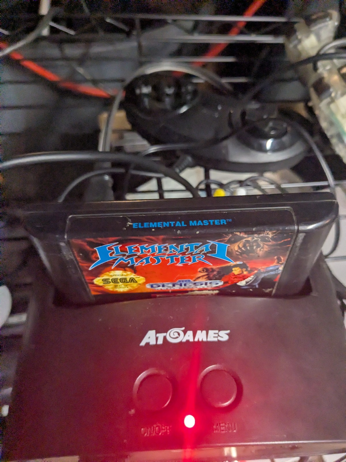 Elemental Master (Sega Genesis, 1993) Renovation Shooter – Tested And Working