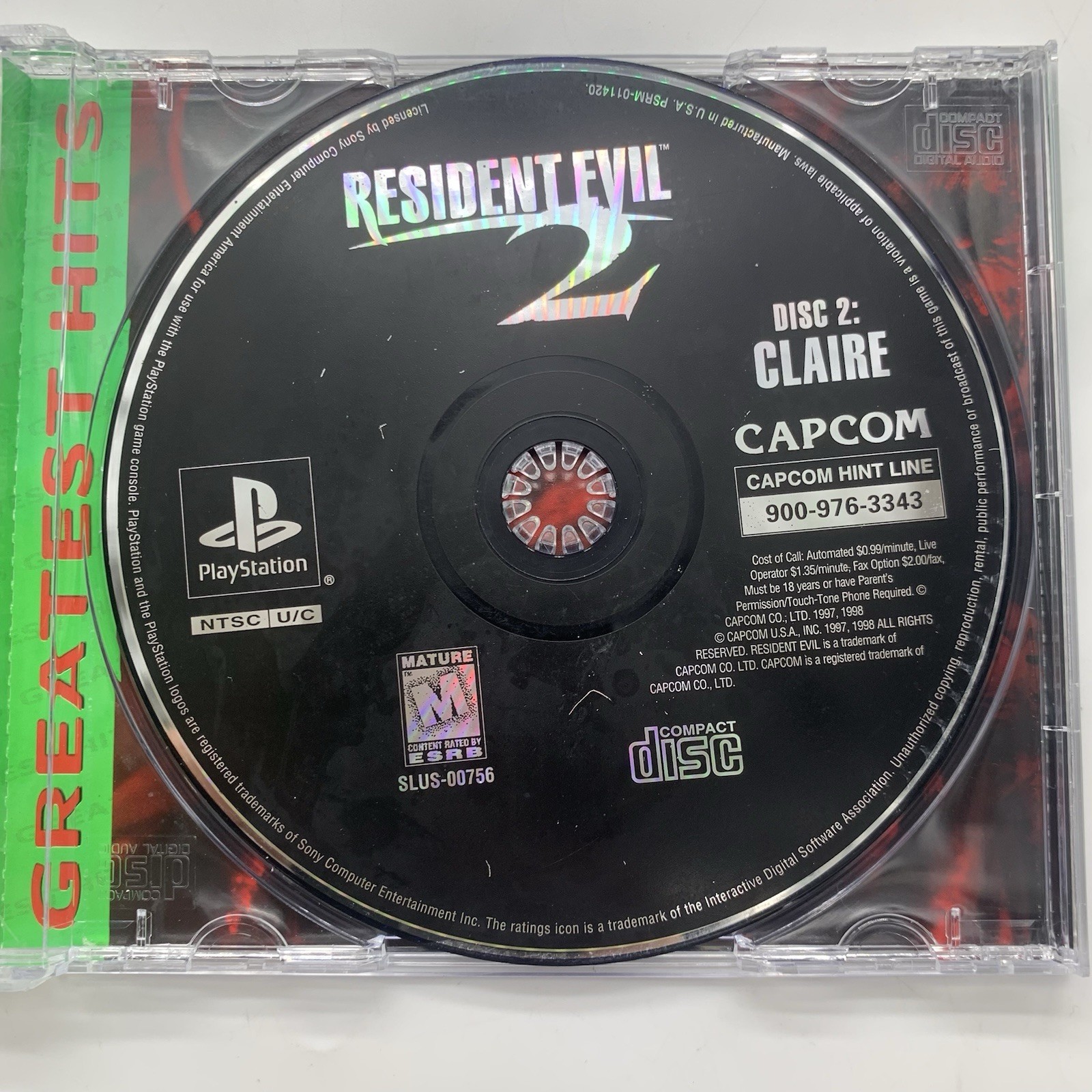 Resident Evil 2 – Sony PlayStation 1, 1998 | CIB | Tested | Resurfaced
