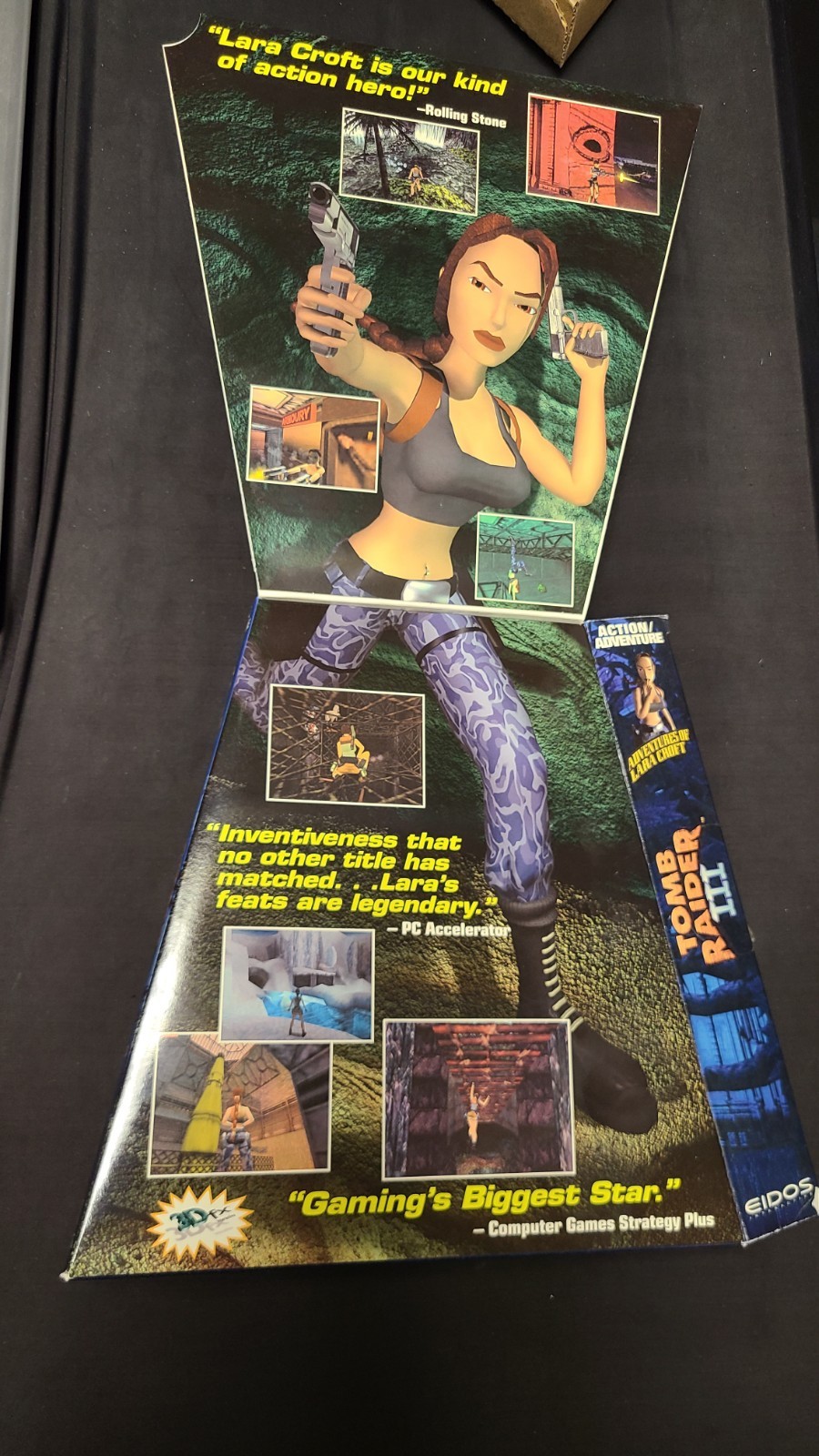 Tomb Raider III (1998) Big Trapezoid Box Vintage PC Windows Game Eidos