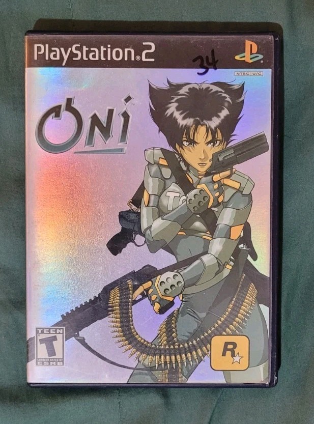 Oni (Sony PlayStation 2, 2001) In Case w Manual – Tested & Working (Read All)
