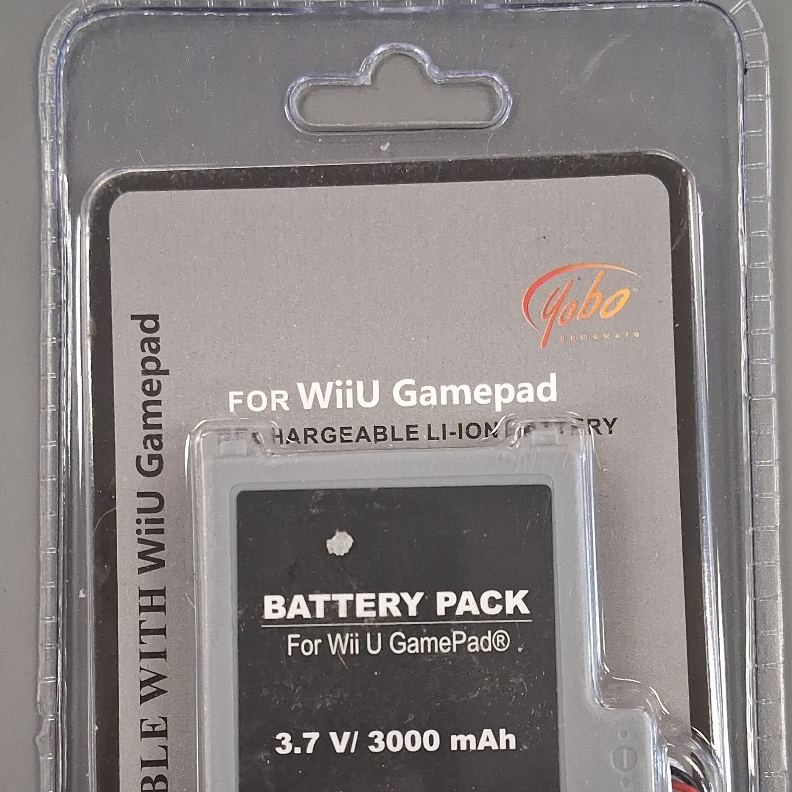 Yobo Rechargeable Battery Pack 3000mAh for Nintendo Wii U Gamepad