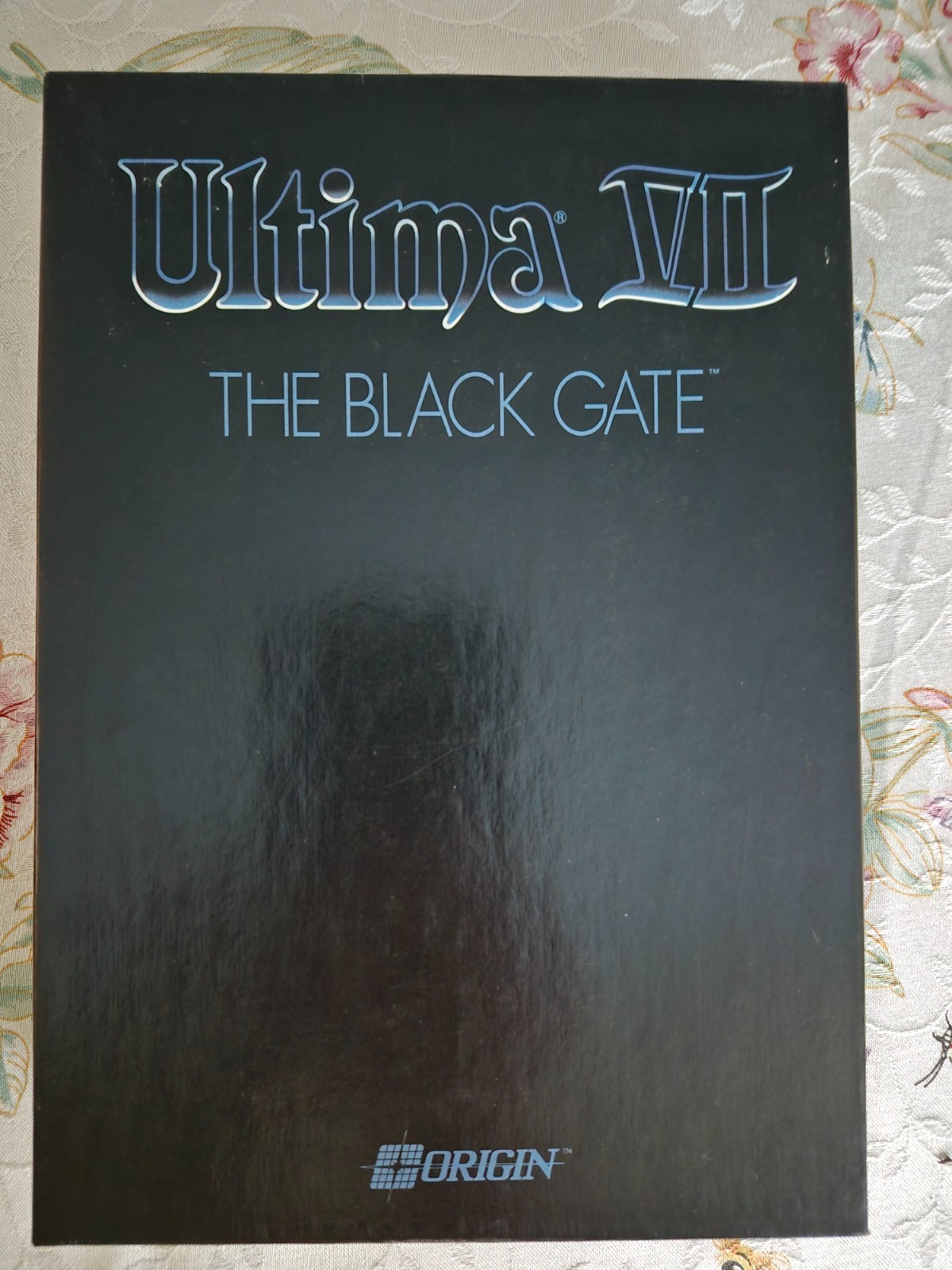 Ultima VII The Black Gate big box 3.5 1991, cloth map, all manuals