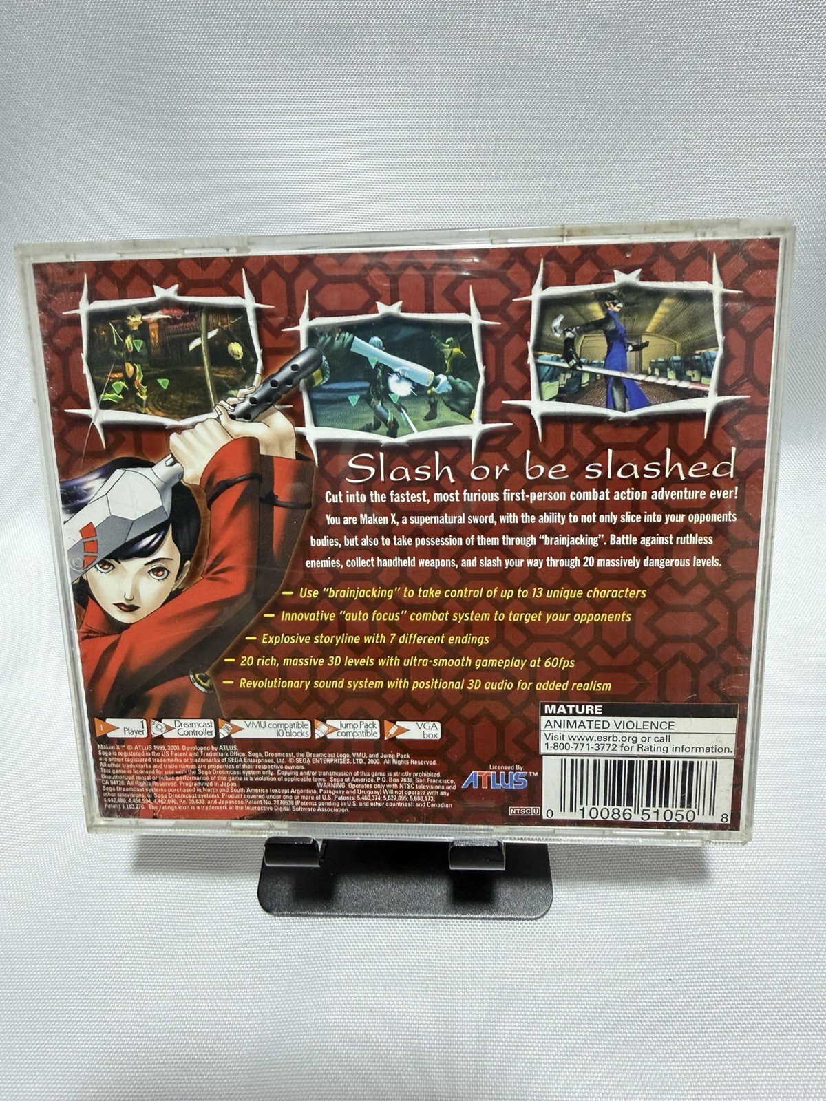 Maken x Sega Dreamcast 2000 NO Manual Sold As Is