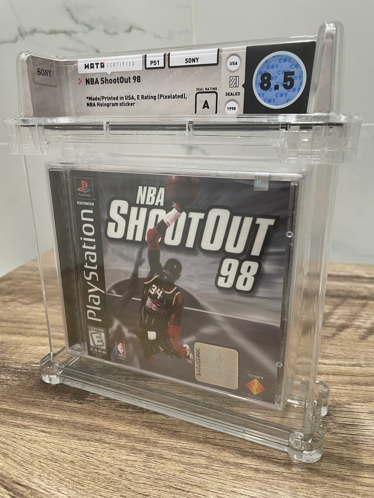 NBA Shootout ’98 Sony Playstation Factory Sealed Video Game Wata 8.5 Graded 1998