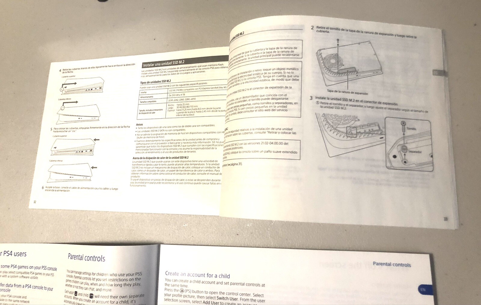 playstation 5 manuals multiple languages