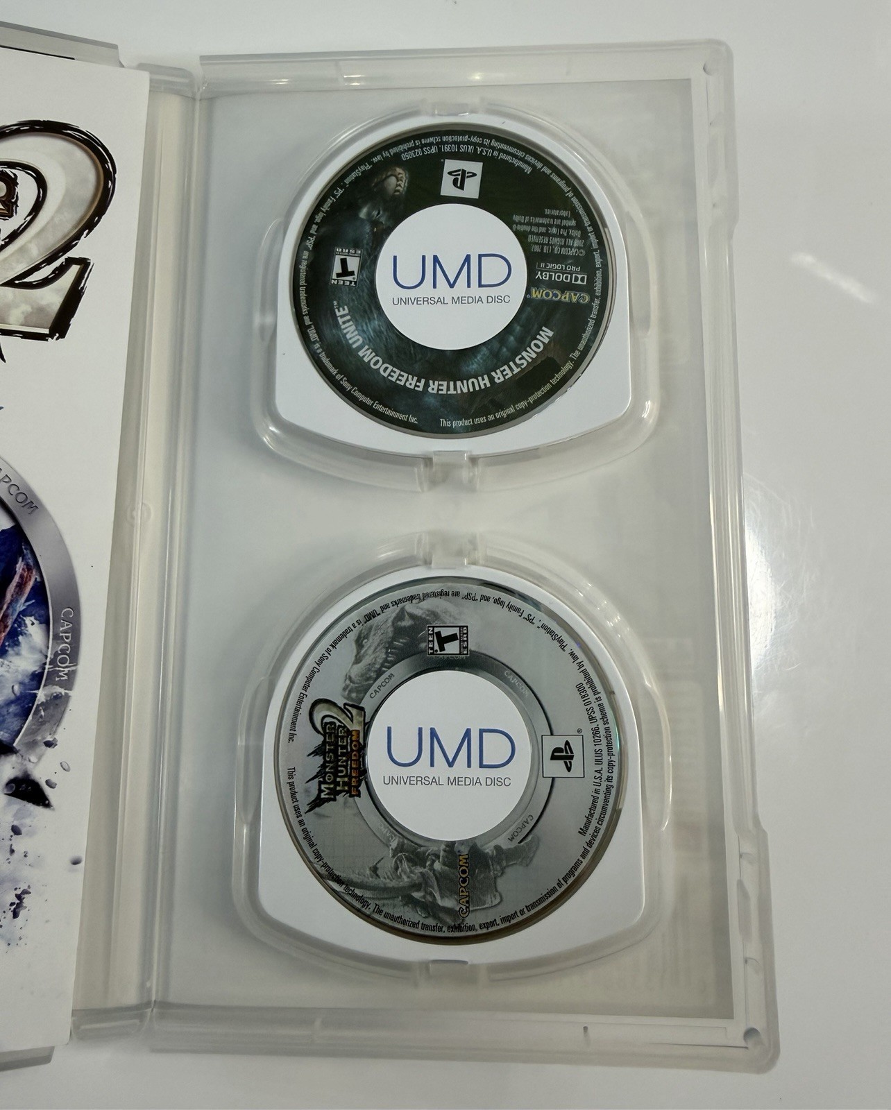*RARE* Monster Hunter Dual Pack (Sony PlayStation Portable PSP, 2010) – CIB NICE