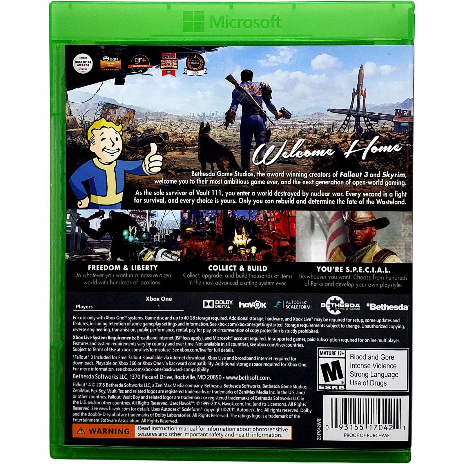Fallout 4 – Microsoft Xbox One Tested 1Y Guarantee