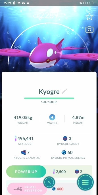 Shiny Kyogre Background Sapphire Go Tour Kalos – Read description