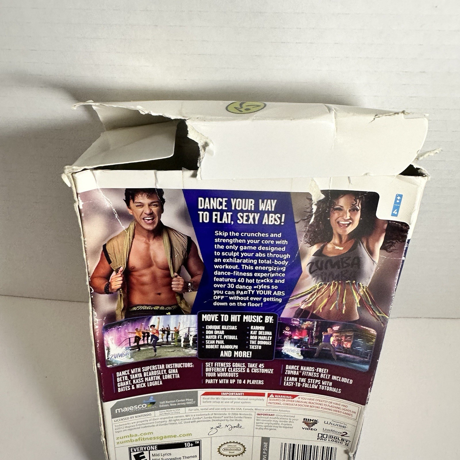 Nintendo Wii 2012 Zumba Fitness Core Includes Game and Belt New NIP READ