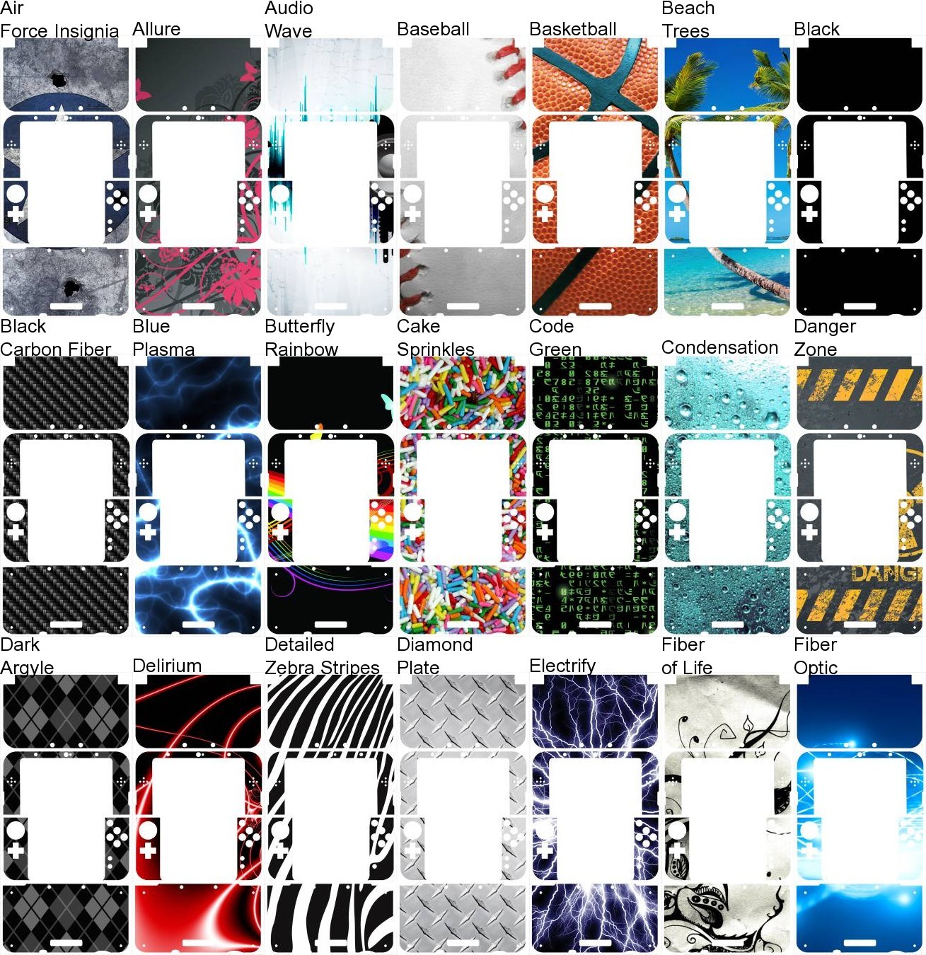 Choose Any 1 Vinyl Decal/Skin Design for the New 3DS XL – Buy 1 Get 1 Free!