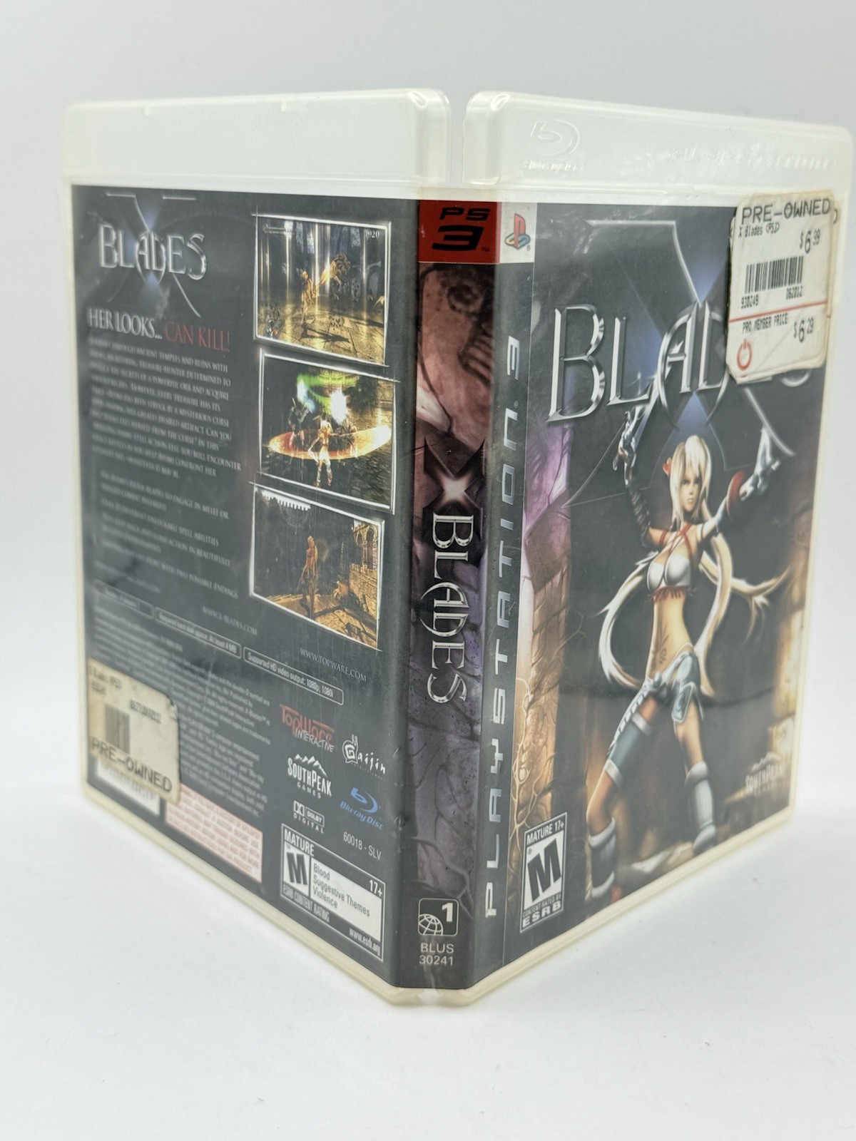 X-BLADES PLAYSTATION 3 PS3 GAME