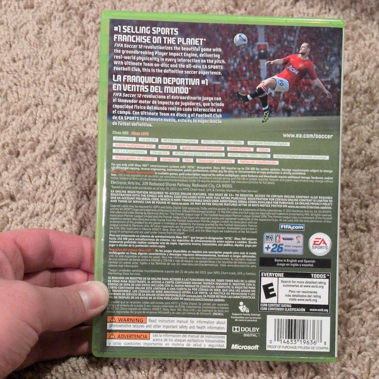 EA SPORTS FIFA Soccer 12 Xbox 360 Game