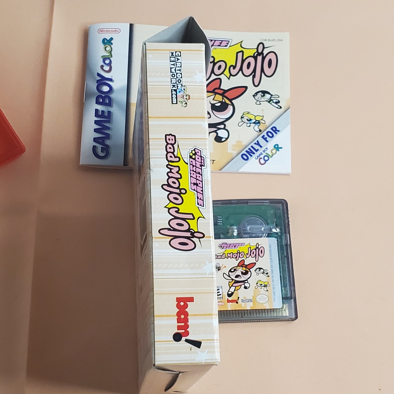 GBC Game: The Powerpuff Girls Bad Mojo Jojo