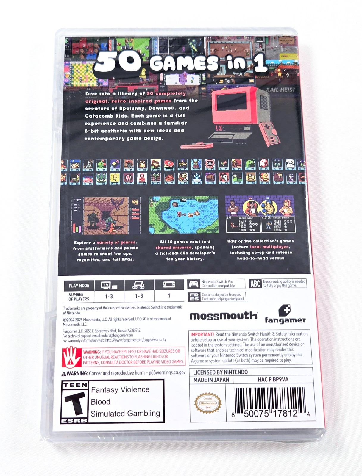 UFO 50 NEW SEALED 2026 Authentic Nintendo Switch