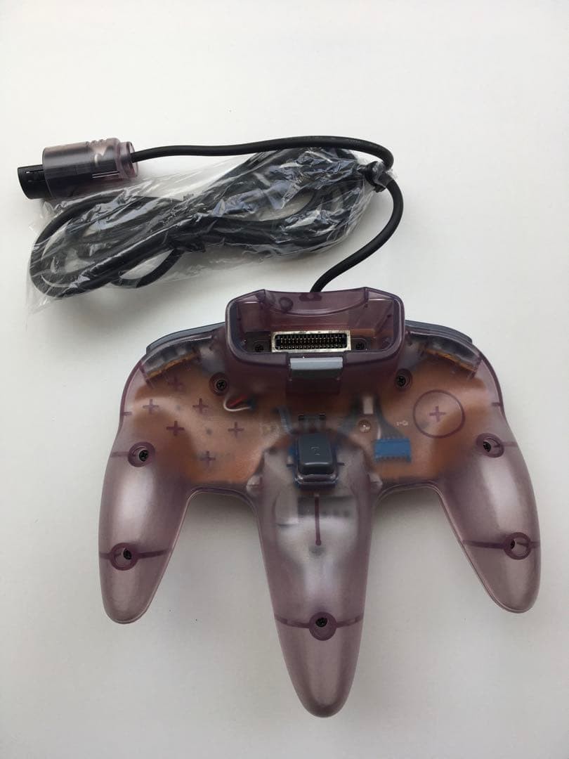 New Unused Very Rare Nintendo 64 Controller Pad Clear Purple NUS-005 Boxed Japan