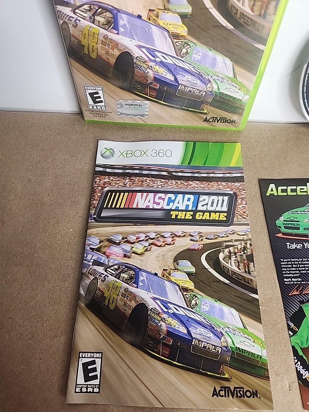NASCAR The Game 2011 (Microsoft Xbox 360, 2011) Tested Complete
