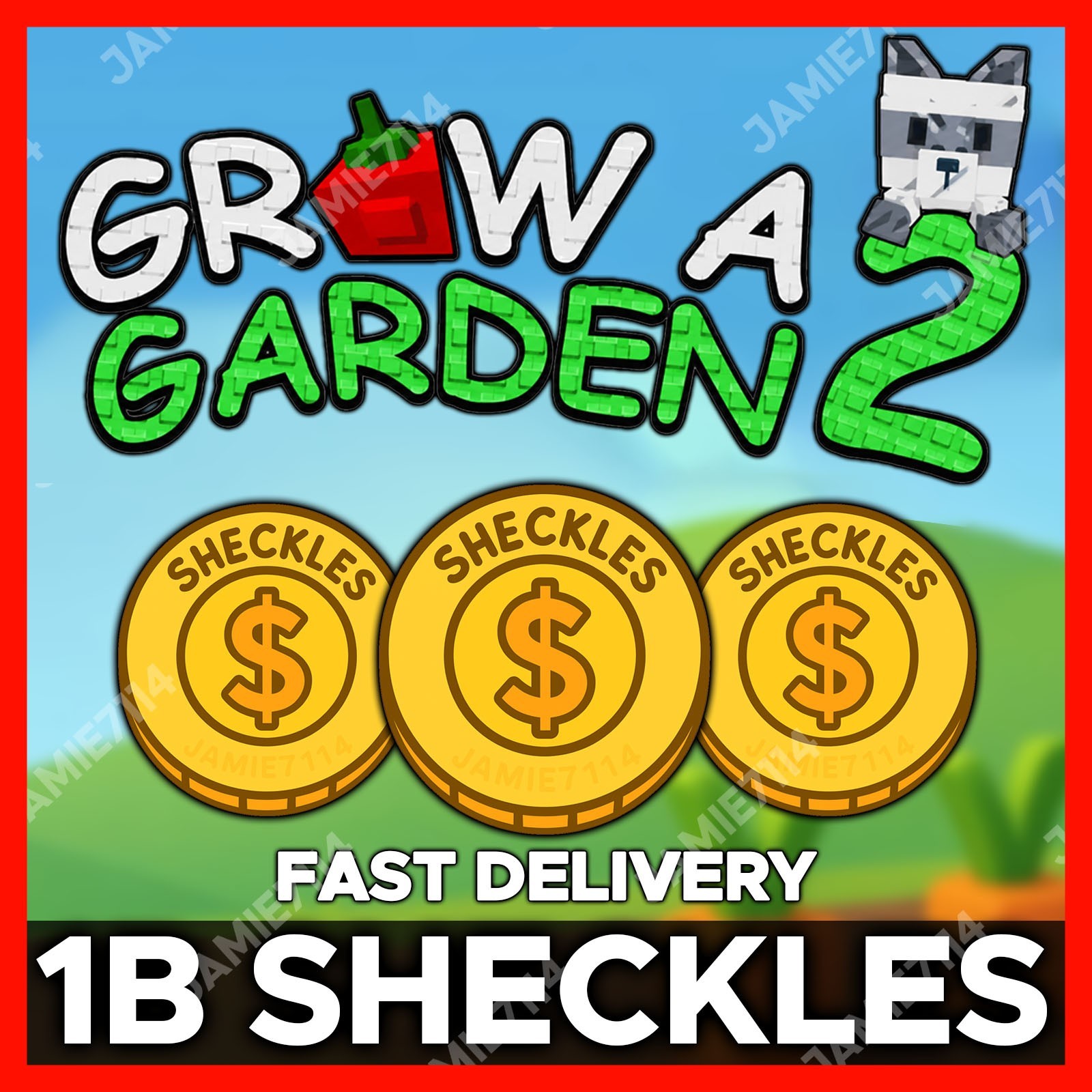 🪴Grow a Garden 2 | 1B Sheckles | GAG2 Fast & Easy