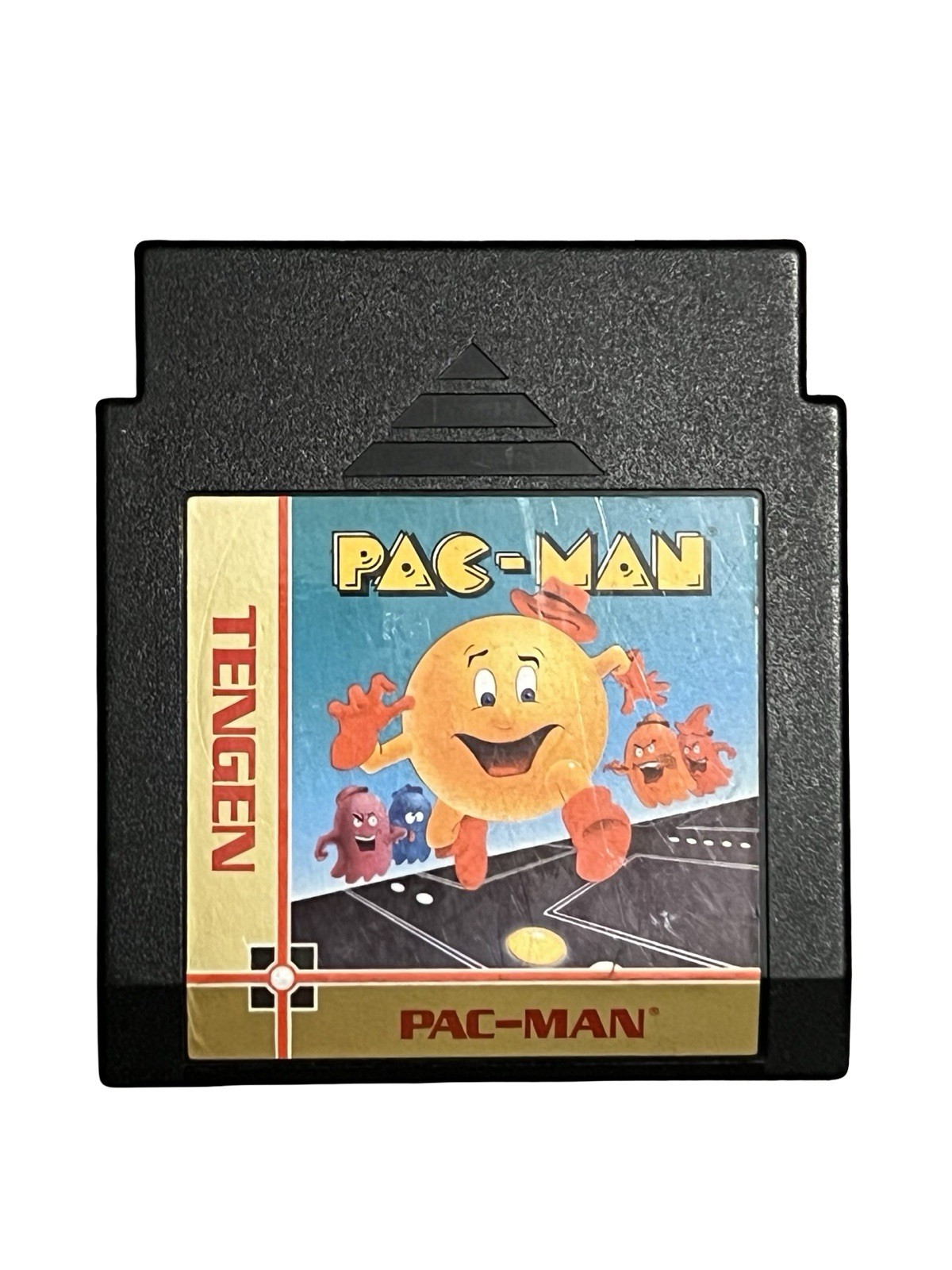 Pac-Man (Tengen Black Cartridge) Nintendo NES Authentic Fast Free Shipping VG/G