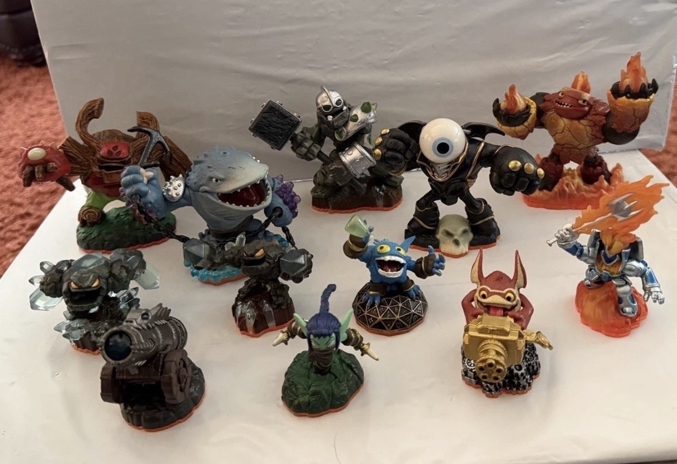 Skylanders 19pc Figures Giants Spyros Adventure Expansion Items Bundle 2011 2012