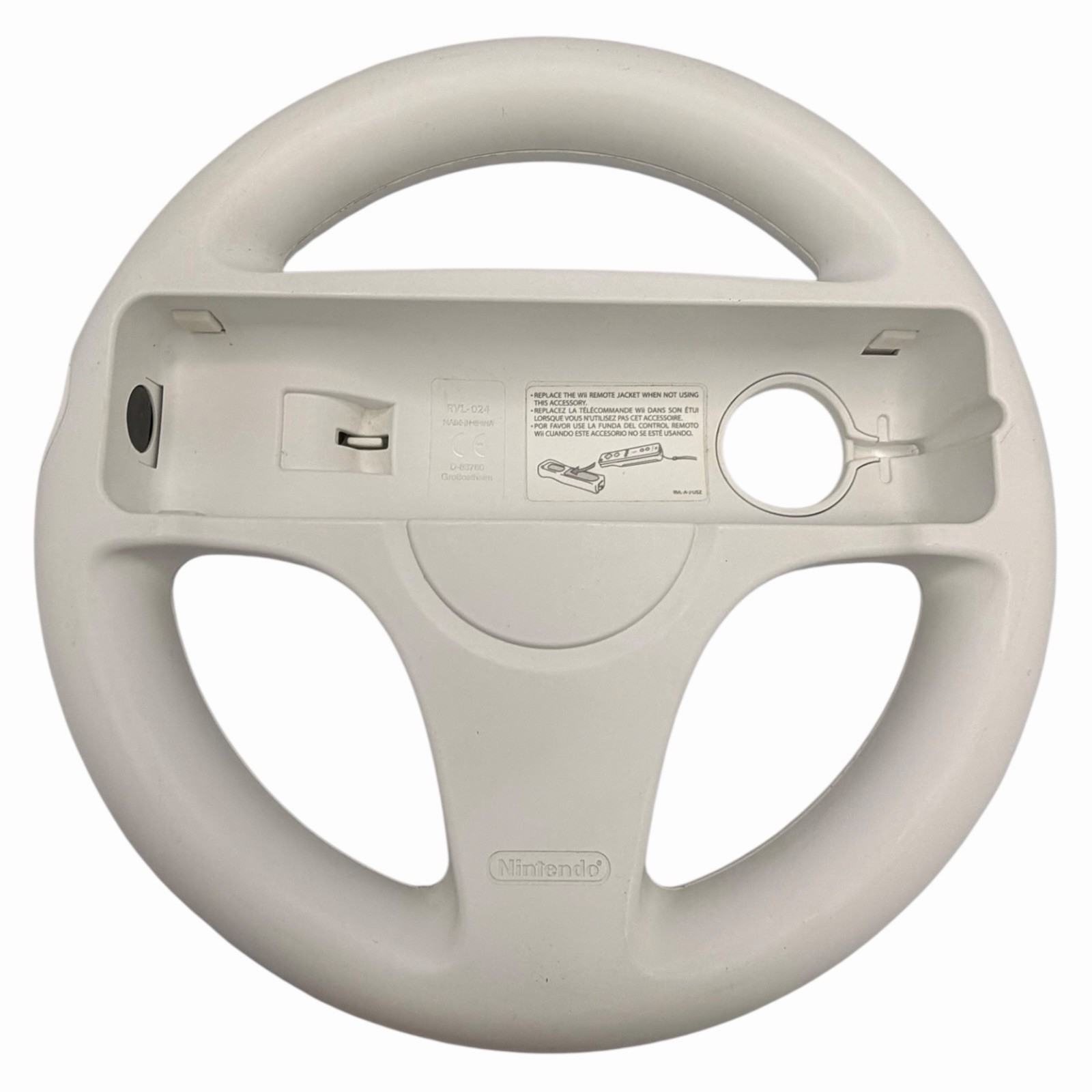 Lot of 4 – OEM Official Nintendo Wii Mario Kart White Steering Wheels – RVL-024