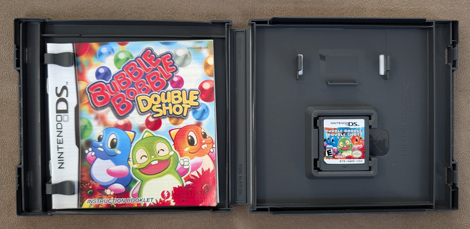 Bubble Bobble: Double Shot (Nintendo DS, 2008), Complete (Game, Case & Manual)