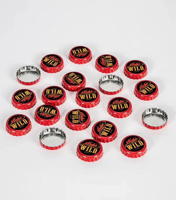 Fallout Bottle Cap Series Nuka Cola Wild With Collectible Tin x 20 Caps