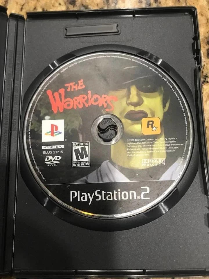 The Warriors (Sony PlayStation 2 PS2, 2005) Tested & Cleaned! Works 100%