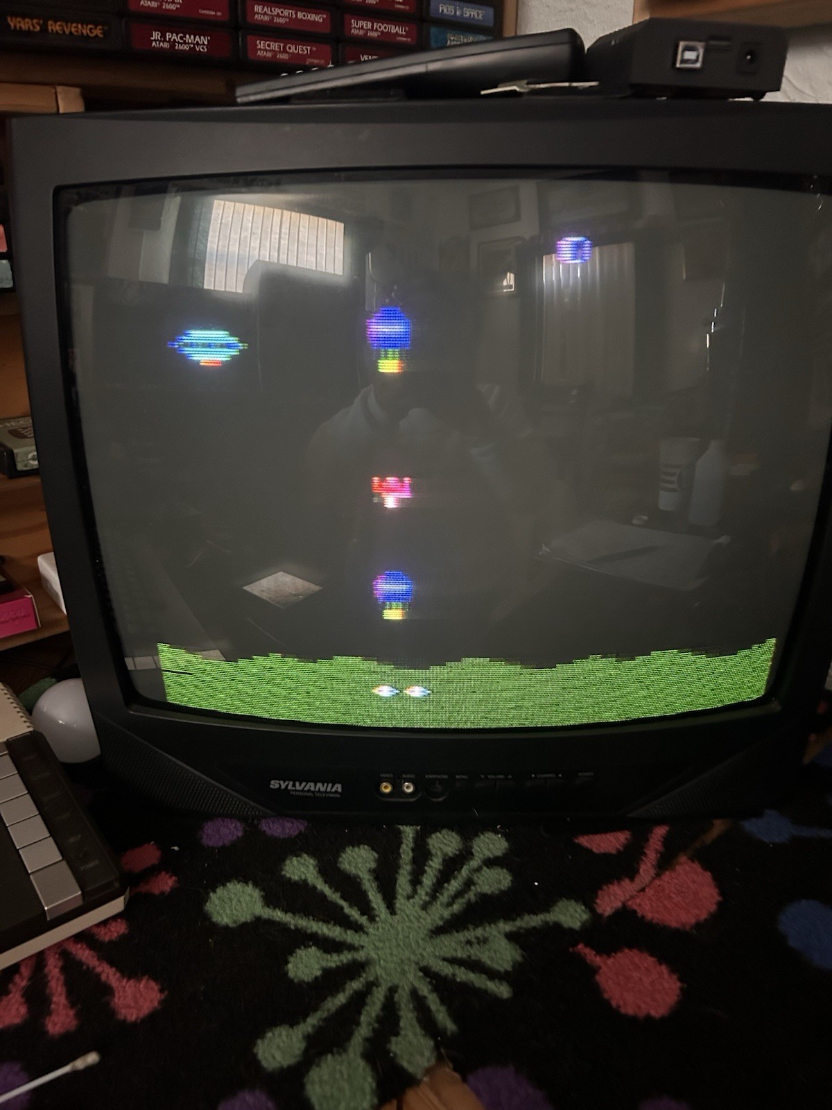 US GAMES VIDTEC Atari 2600 Lot Space Jockey & WORD ZAPPER