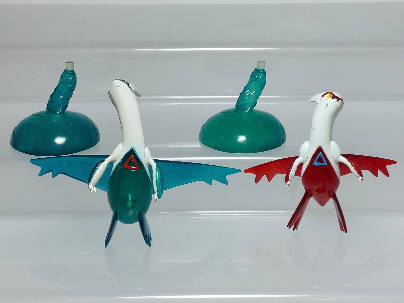 Latios Latias (Clear ver) Pokemon Movie Monster Collection Figure Tomy 2.4-2.9in