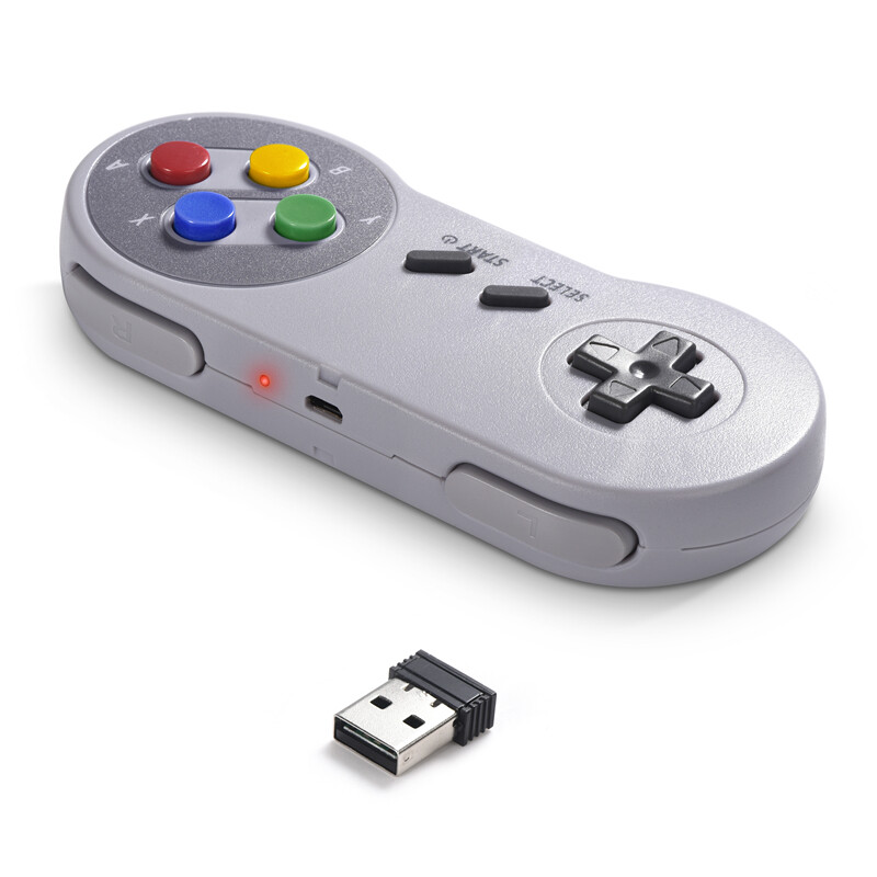 Wireless USB SNES Retro Controller Gamepad for PC MAC Raspberry Pi US SHIP