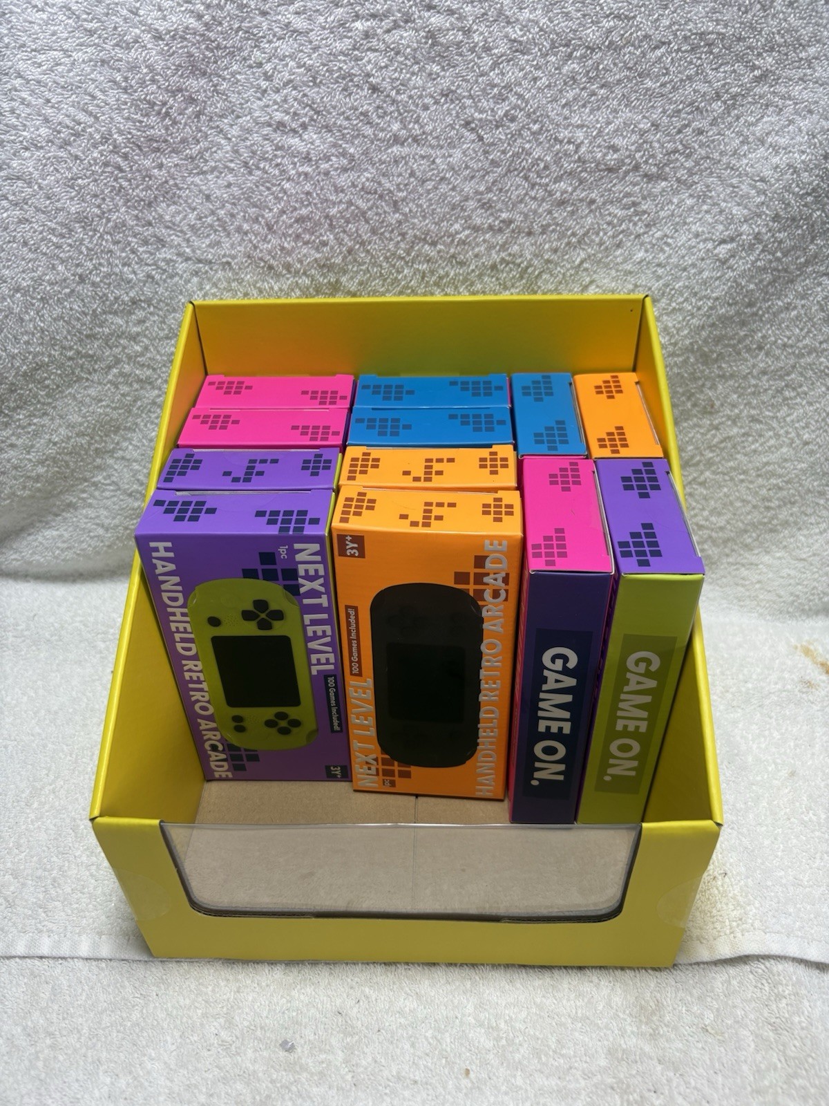 Next Level Handheld Retro Arcade 100 Games Included – Lott Of 12 With Display