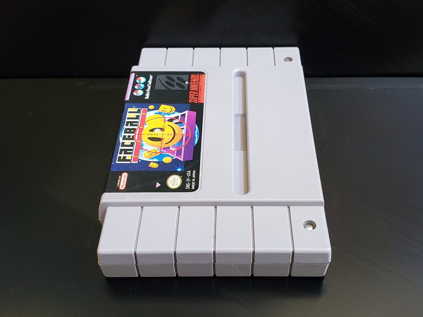 🔥Faceball SNES Game VERY GOOD – Tested Works!