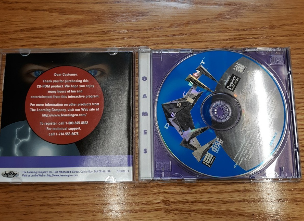 Descent 2 II for Windows PC 1996 CD ROM Interplay