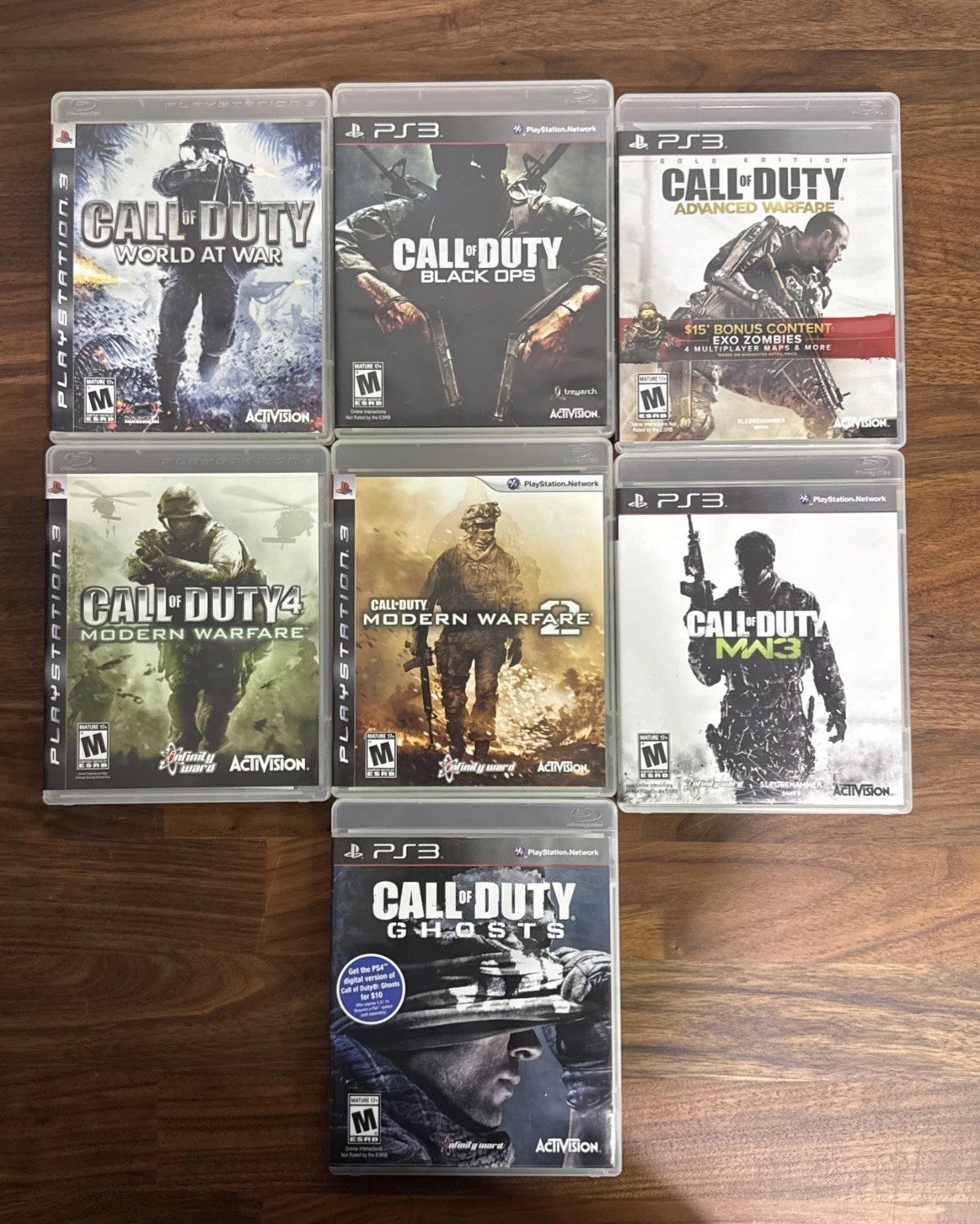 BUNDLE Call of Duty PlayStation 3 PS3 7 Game LOT All Tested