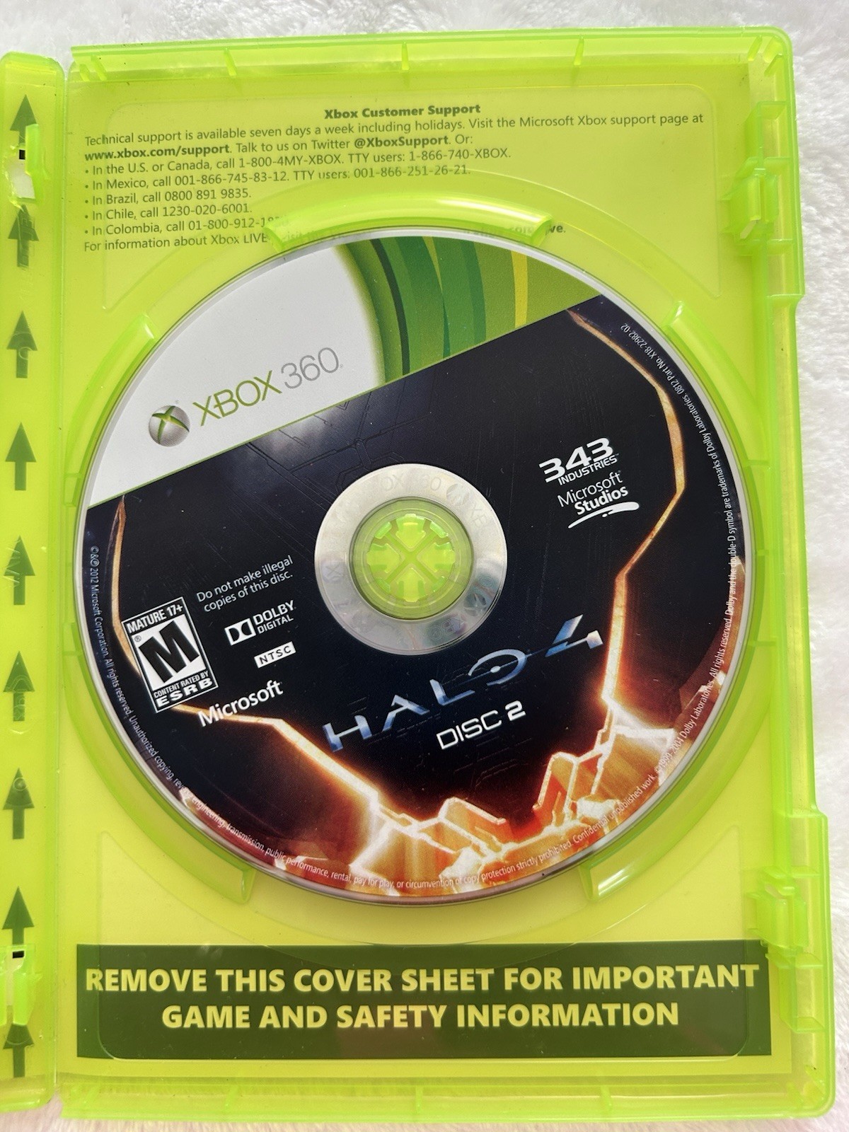 343 Industries Halo 4 Xbox XBOX 360 – Complete, Preowned