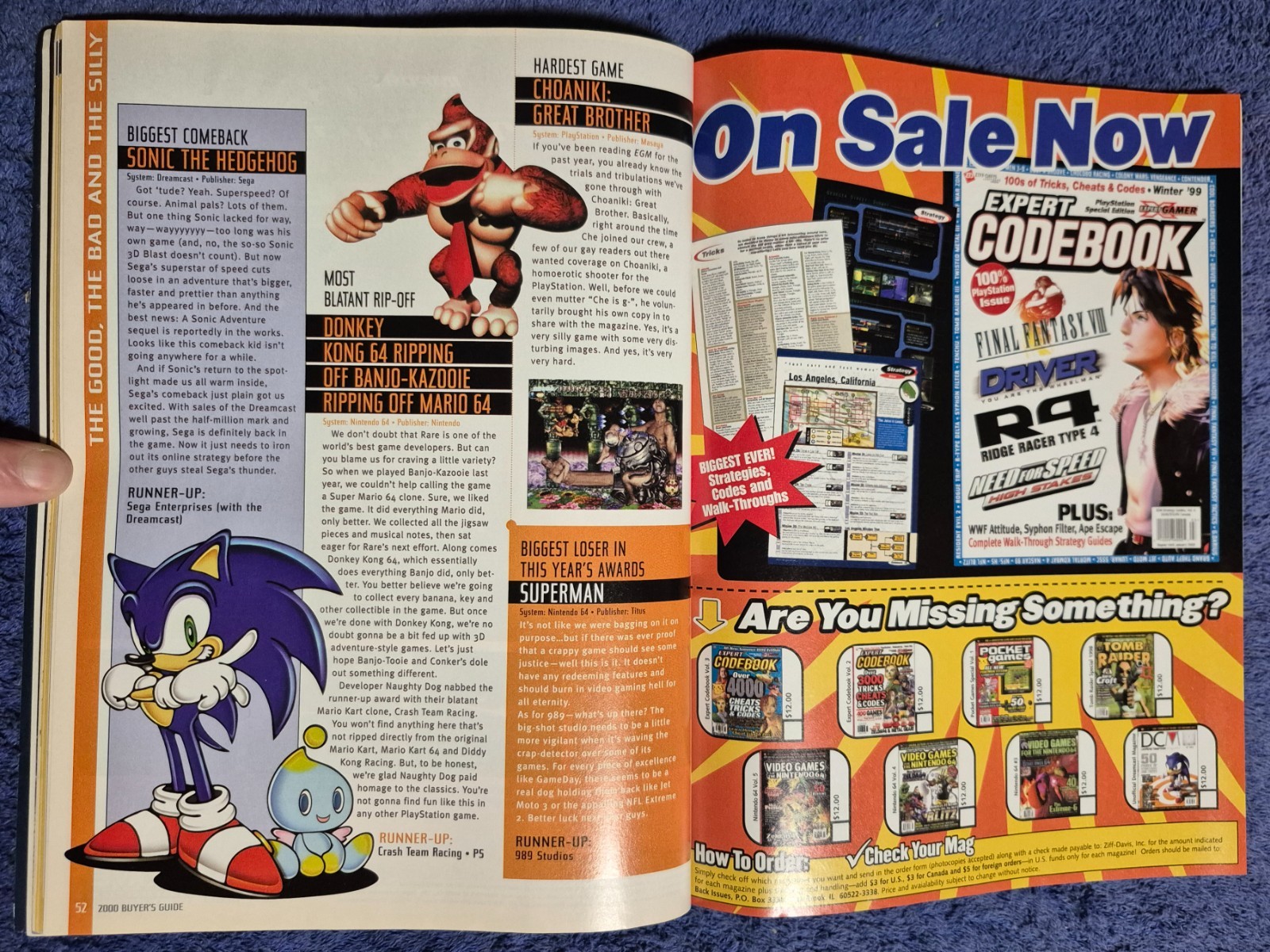 VIDEO GAME BUYER’S GUIDE 2000 ELECTRONIC GAMING MONTHLY DREAMCAST PLAYSTATION