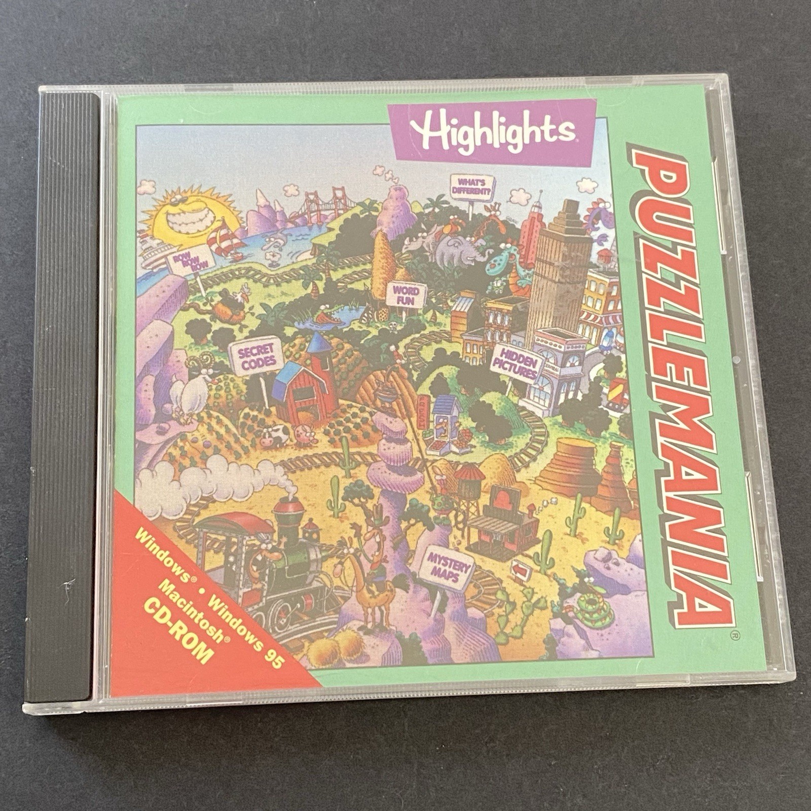 Highlights Puzzlemania PC Y2K Vintage Gaming 2000s 90s Kids