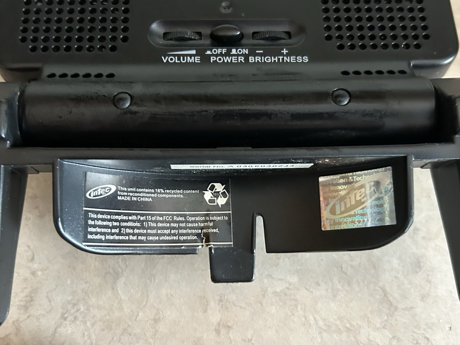 Intec Black Nintendo GameCube Portable LCD Screen – Tested, Working (2004)