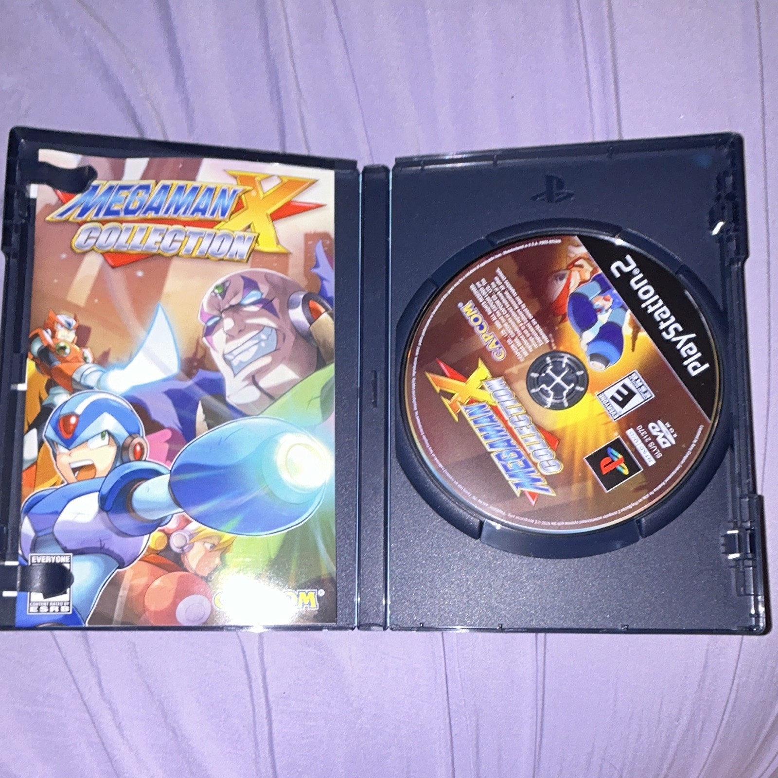 Capcom Mega Man X Collection PS2 E Everyone NTSC-U/C US/CA 2006 Manual