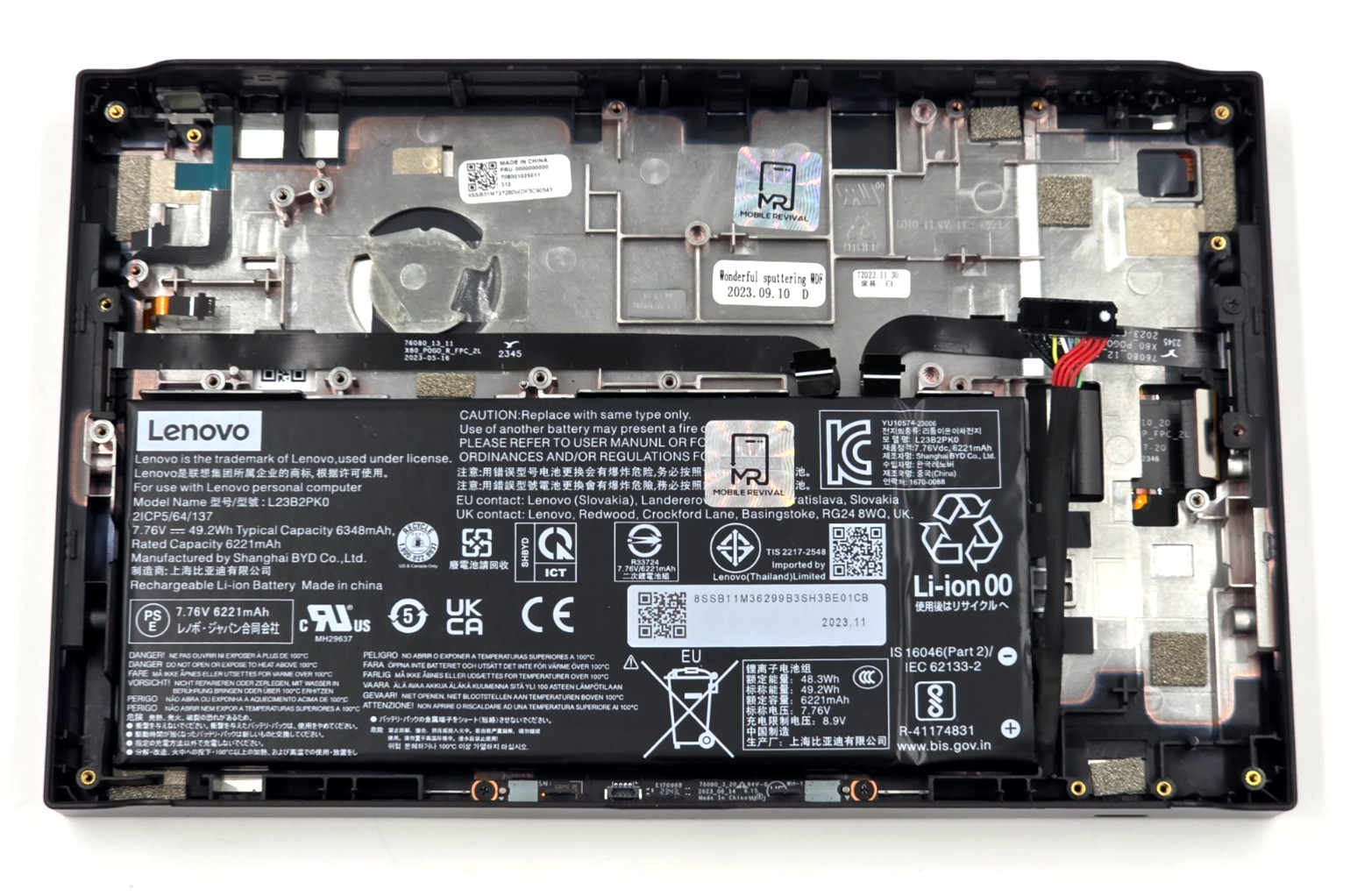 OEM Genuine Lenovo Legion Go LCD Display Assembly 8.8″ 83E1 8APU1 5D10S40055