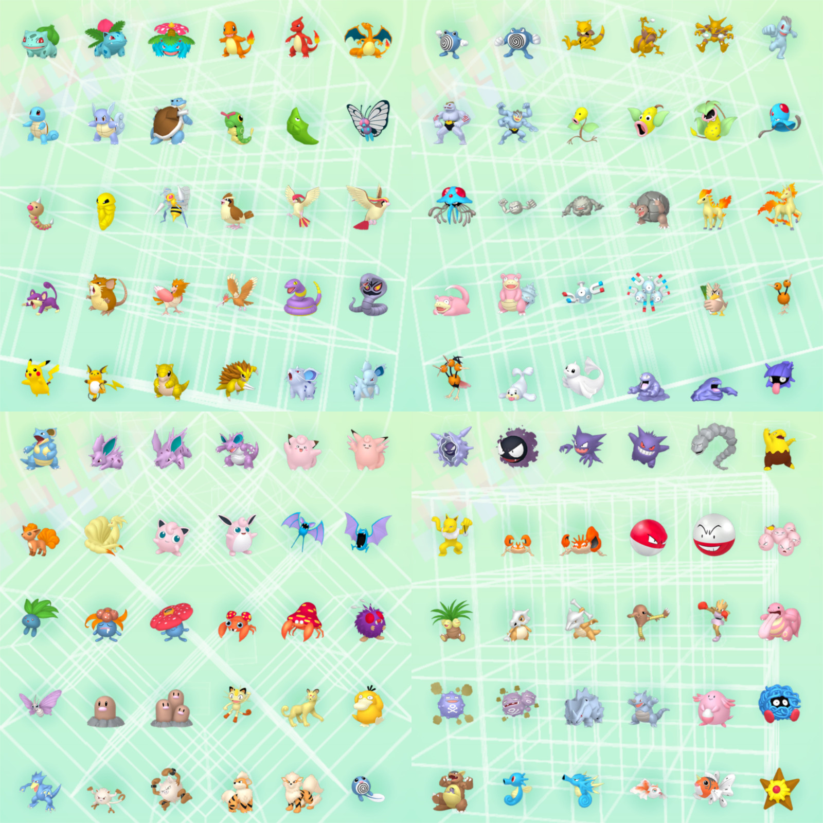 POKEMON Home Living Dex Pokedex Complete Normal Gen 1-7 100% Legit 927 Pokemon