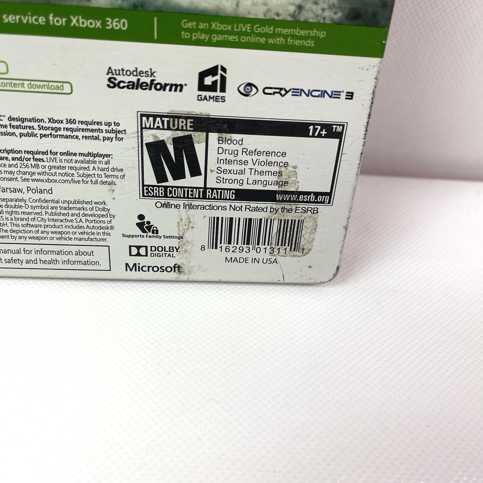 Sniper Ghost Warrior 2 Bulletproof Steelbook Edition Xbox 360 Video Game