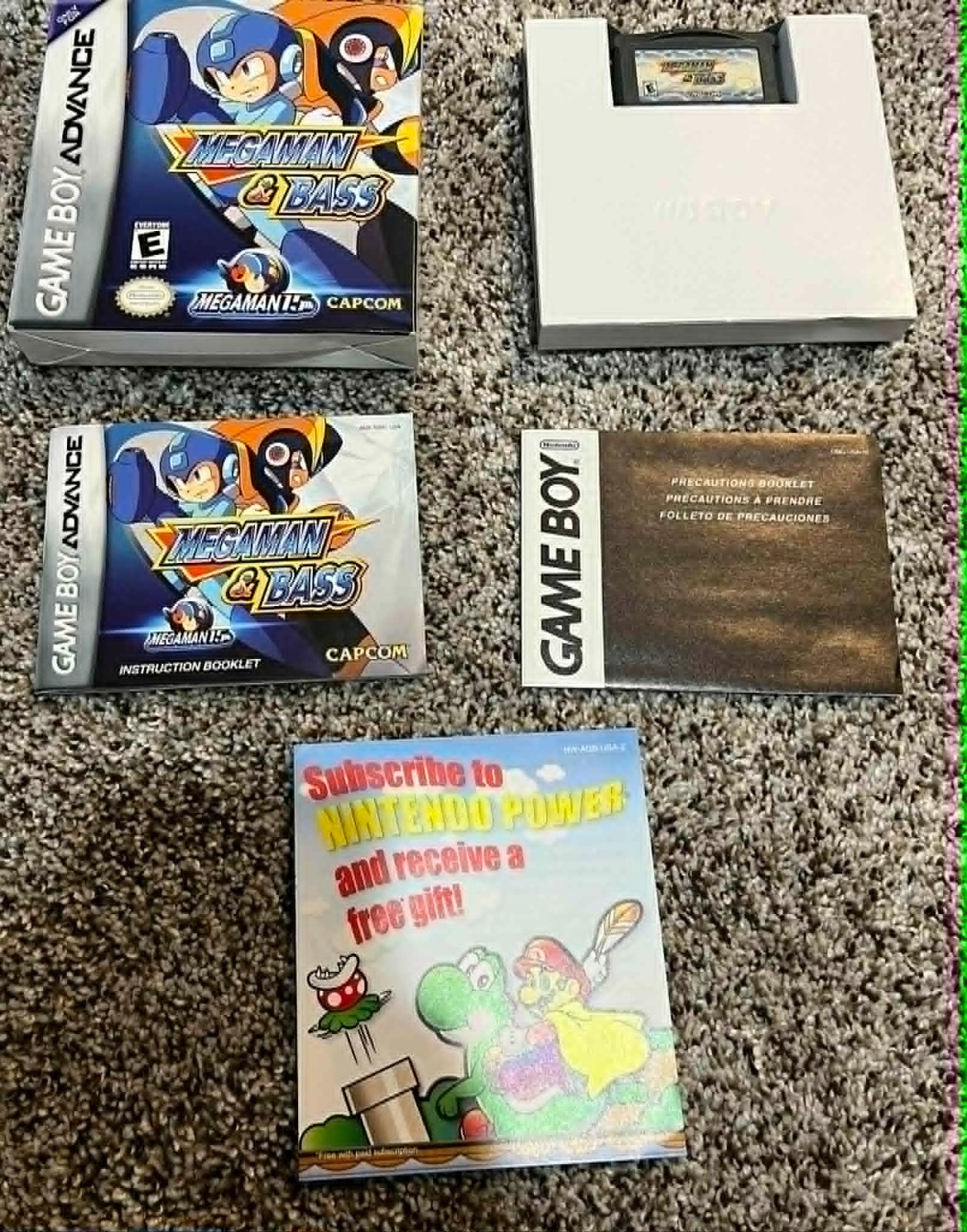 Mega Man & Bass (GBA Gameboy Advance) Complete in Box CIB