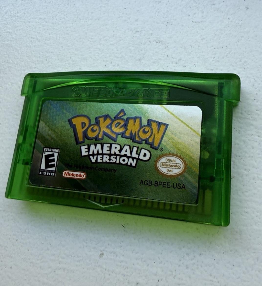 Pokemon Emerald Version Cartridge for Game Boy Advance (GBA) – Tested and Saves!