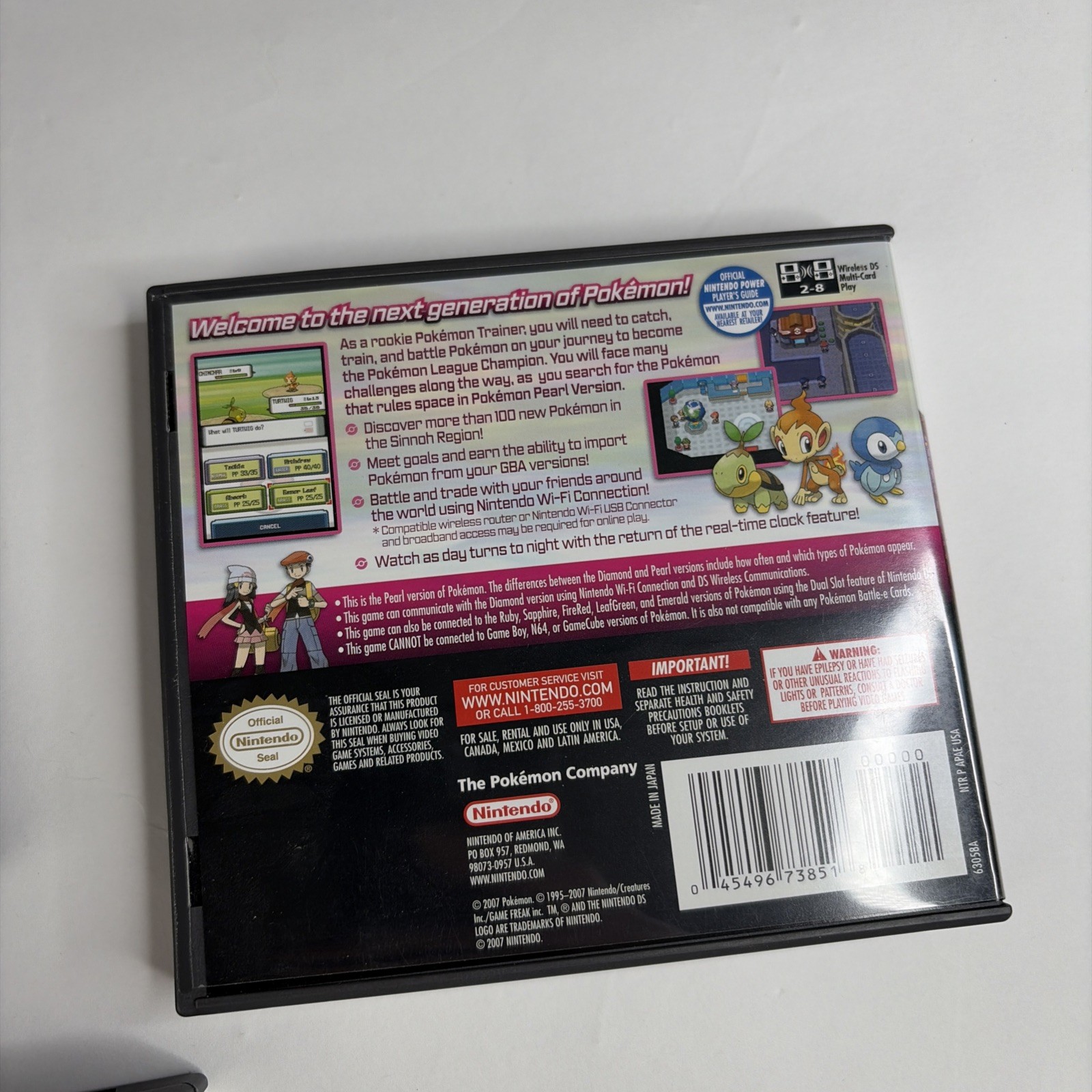 Pokemon DS Platinum Diamond Pearl Bundle W Original Box Authentic Tested