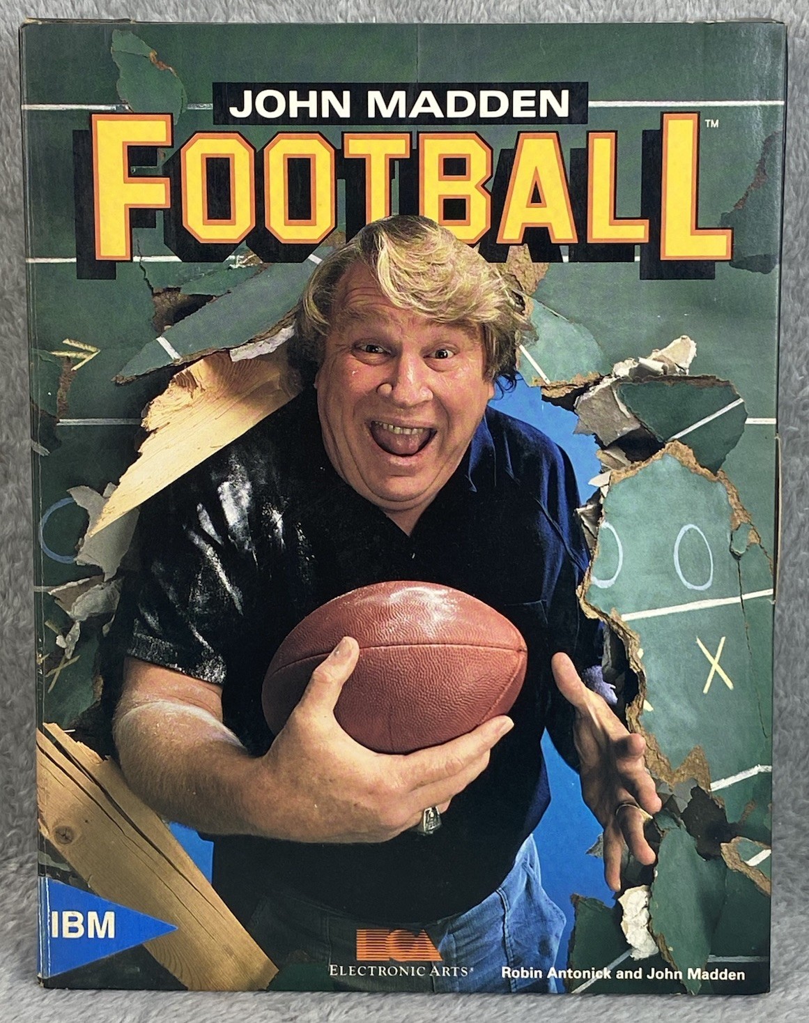 Electronic Arts John Madden Football 1988-1989- 5.2″ IBM PC Untested