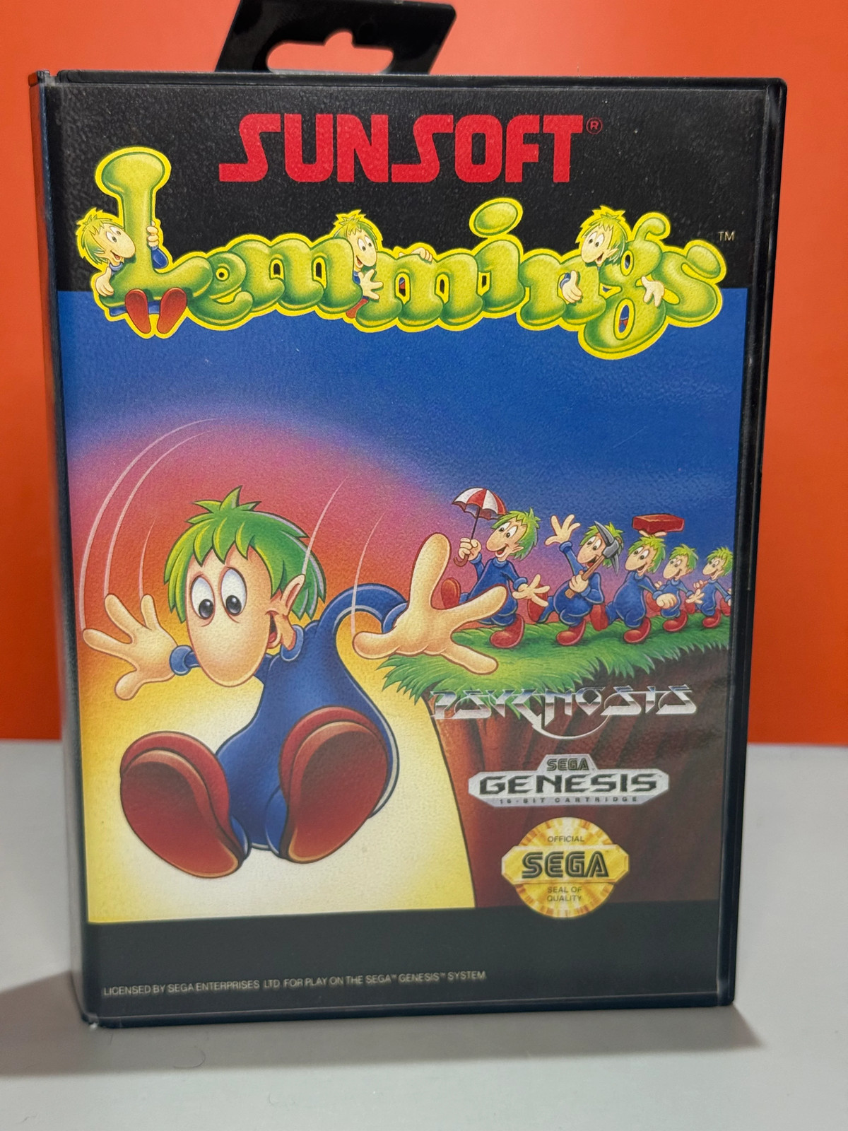 Lemmings (Sega Genesis, 1991) CIB Tested And Working With Manual