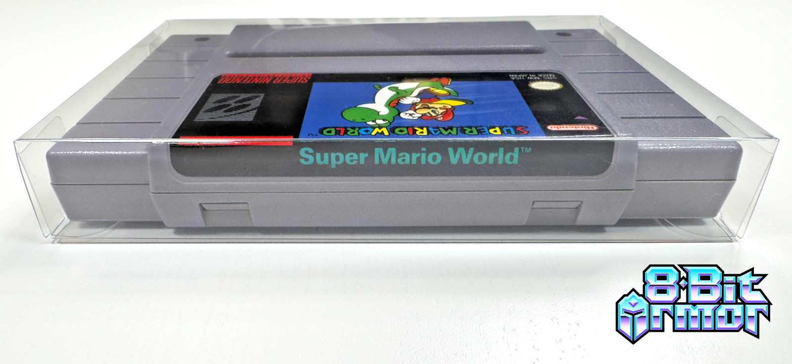 10 Cartridge Protectors for Super Nintendo SNES Cart Game Clear Display Case